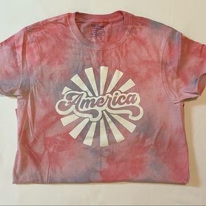 AMERICA Tie dye shirt